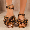Strappy Flats with Bow