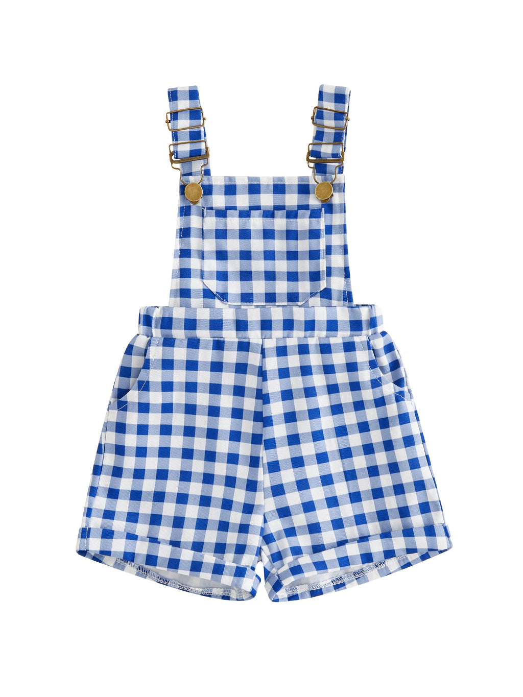 Plaid Overalls