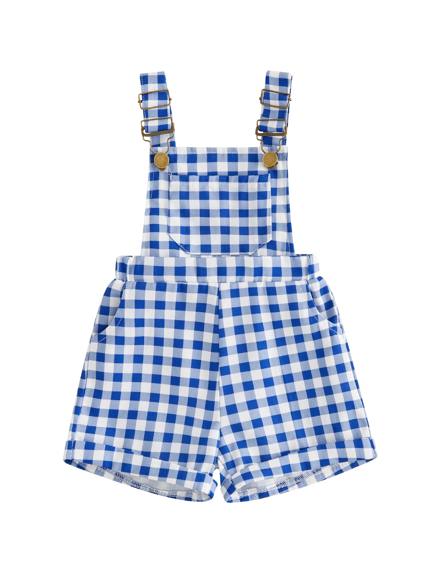 Plaid Overalls