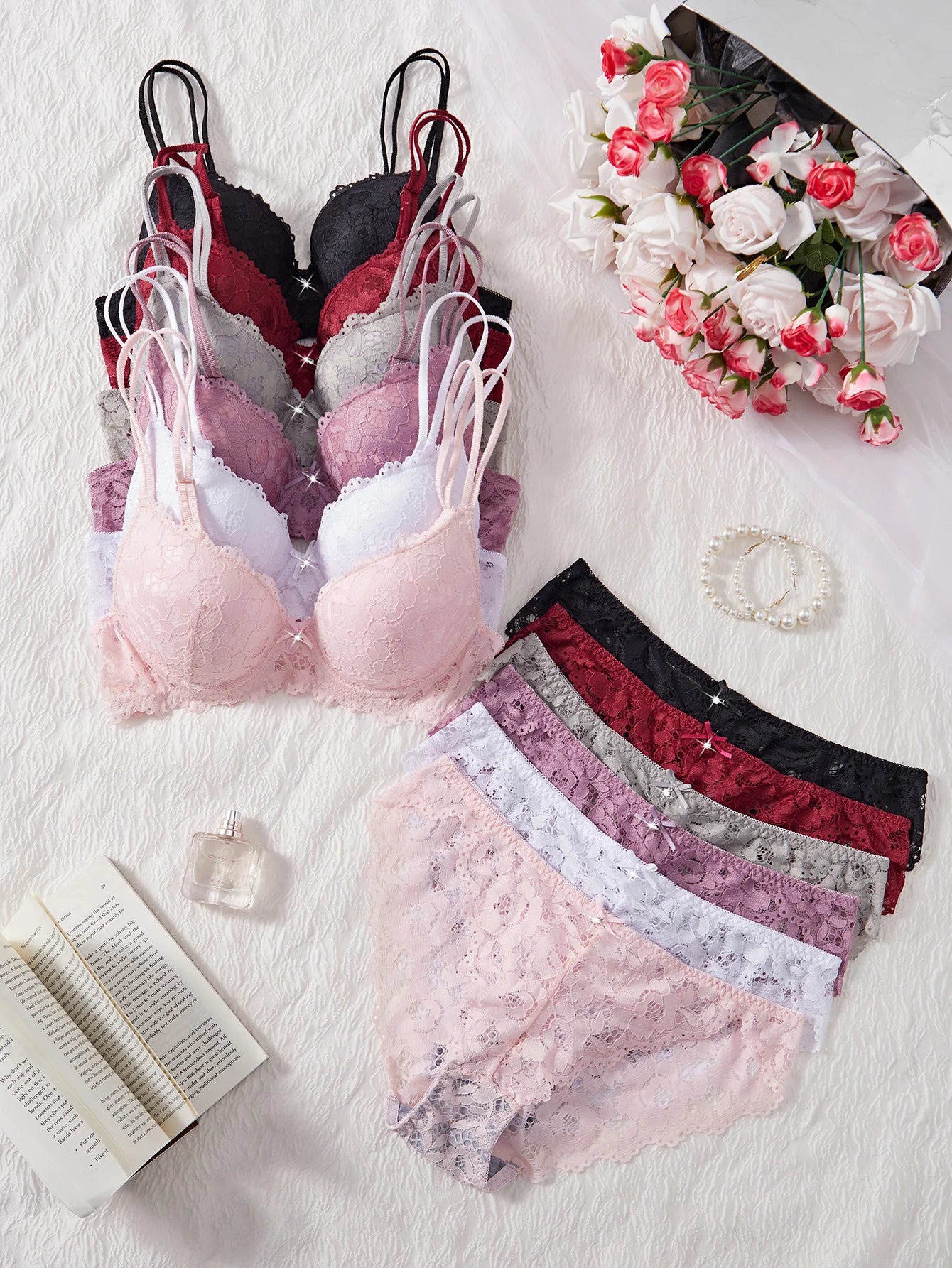 6-Piece Bra and Panties Set