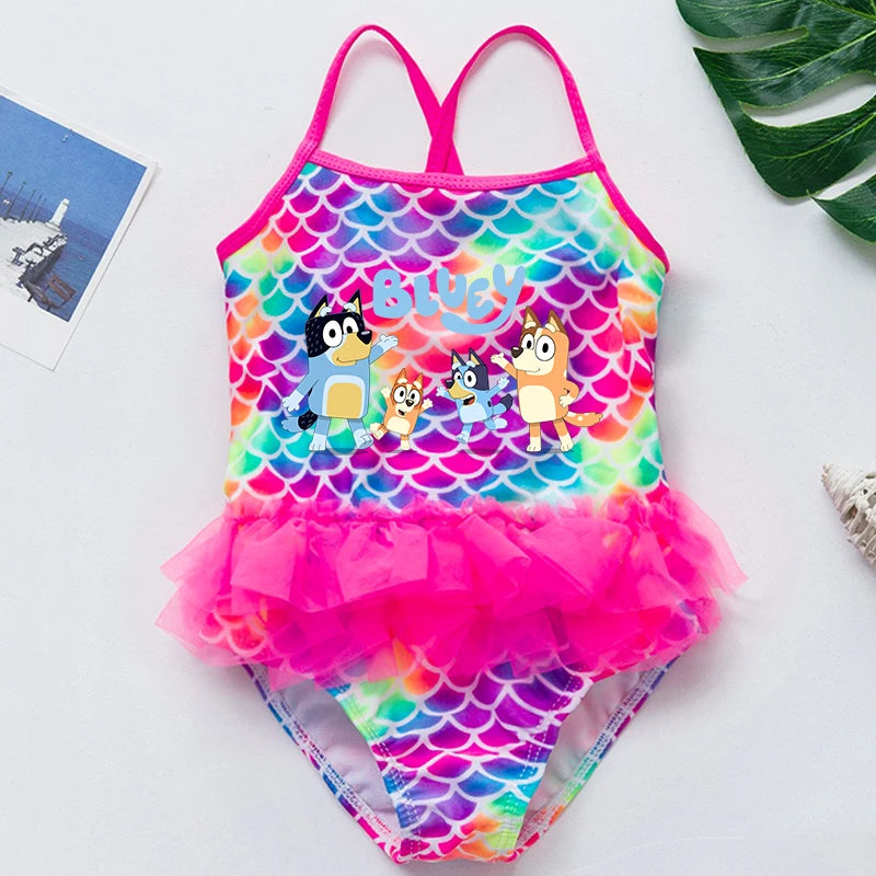 One-Piece Bluey Swimsuit
