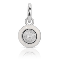 April Diamond Birthstone Charm - Round