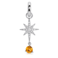 November Topaz Birthstone Charm - Star (Rewards Store)