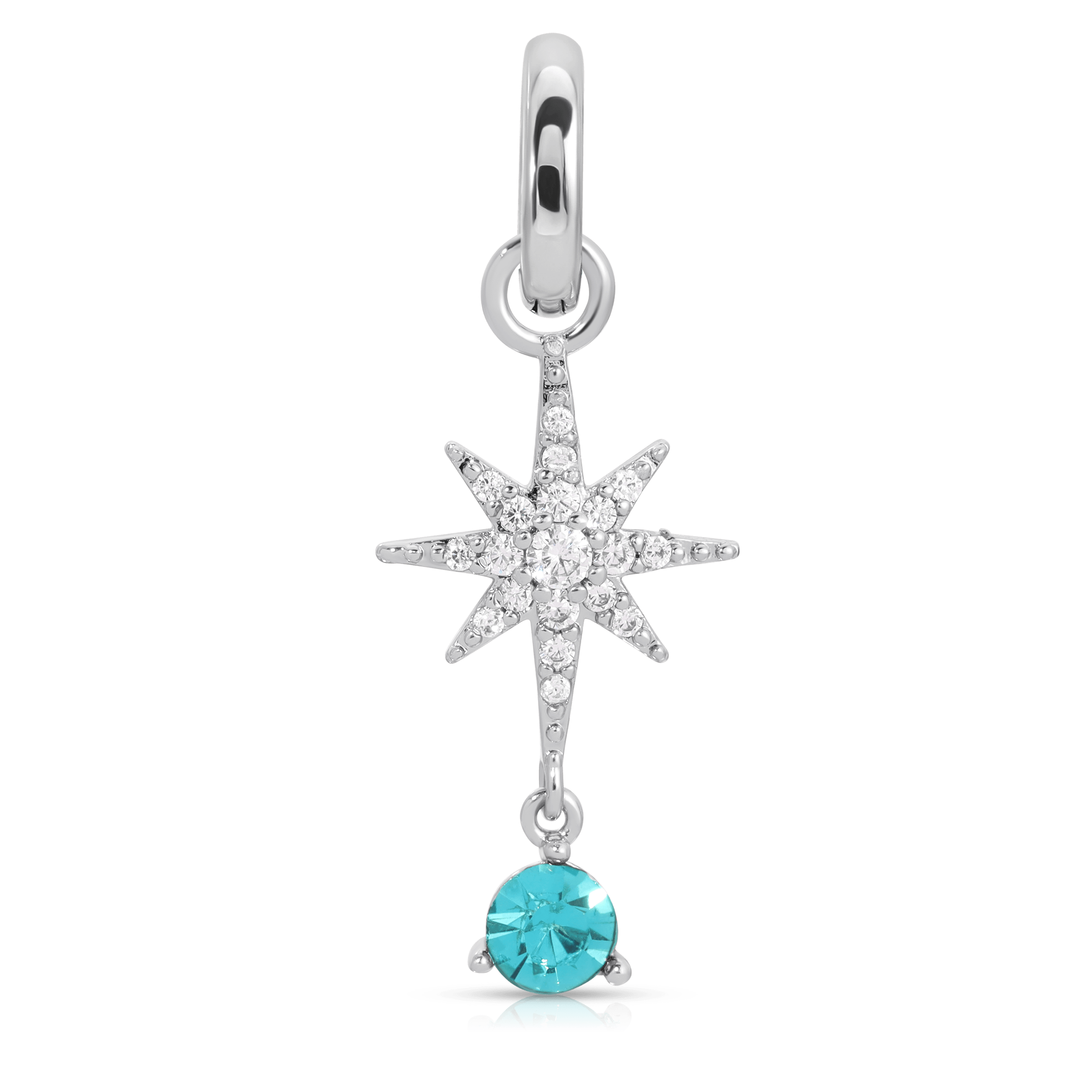 March Aquamarine Birthstone Charm - Star (Rewards Store)