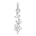 May Emerald Birthstone Charm - Flower (Hawthorne)