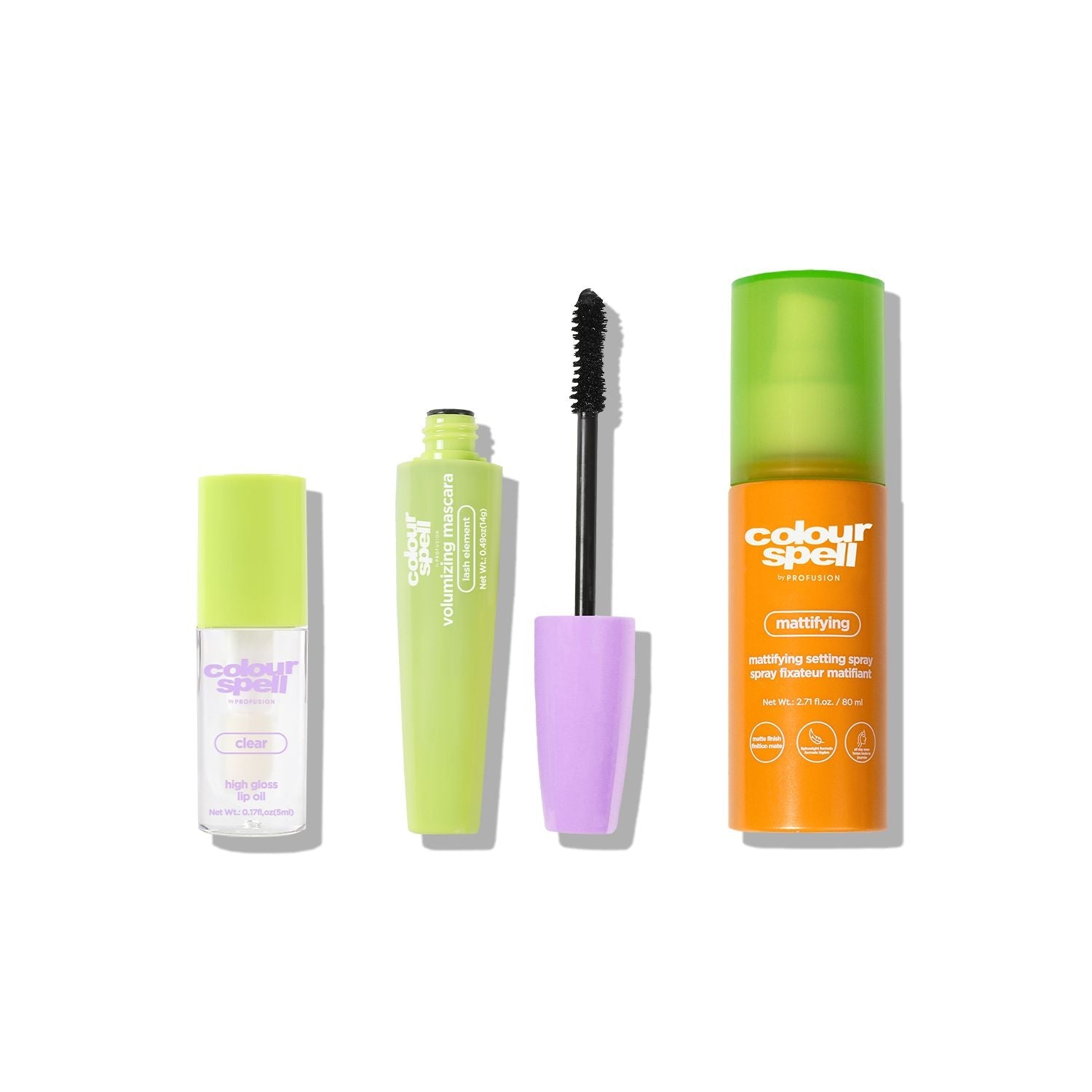 No Filter Needed Collection- Setting, Lip Oil & Mascara